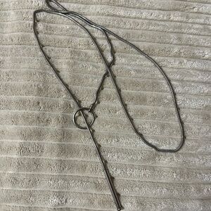 Sterling Silver Lariat Necklace